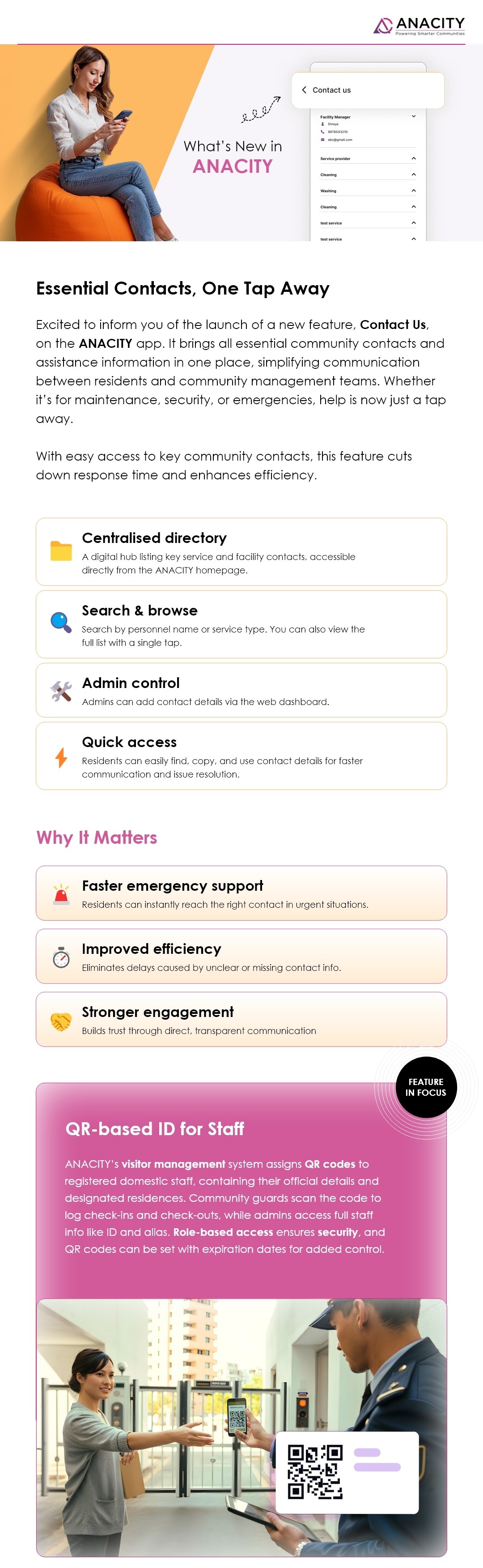 One-Tap Access to Emergency & Essential Contacts