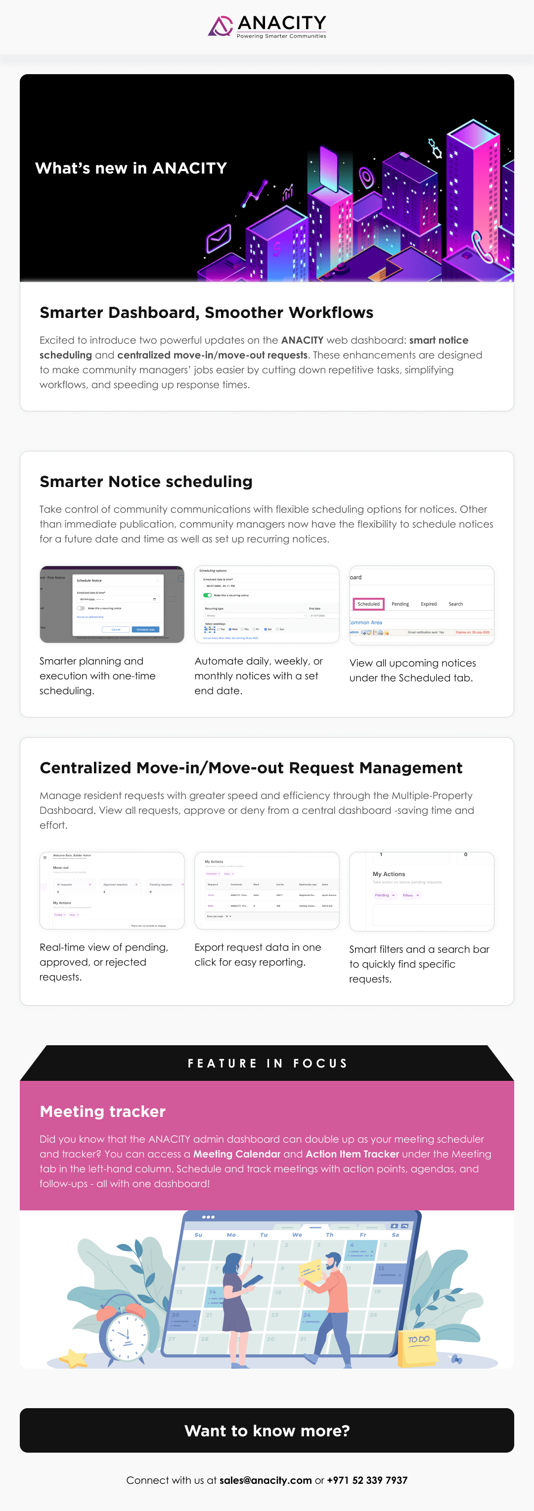 Level Up Your Dashboard: Notice Scheduling & Move-In/Out Made Easy